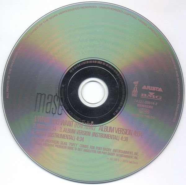 CD original Mase Featuring Total ‎– What You Want