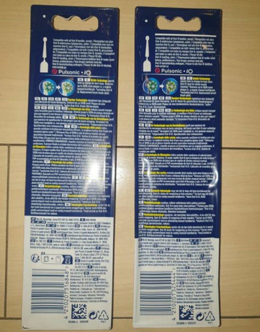 Set 4 rezerve Oral B Braun Cross Action Black edition 
Pret p