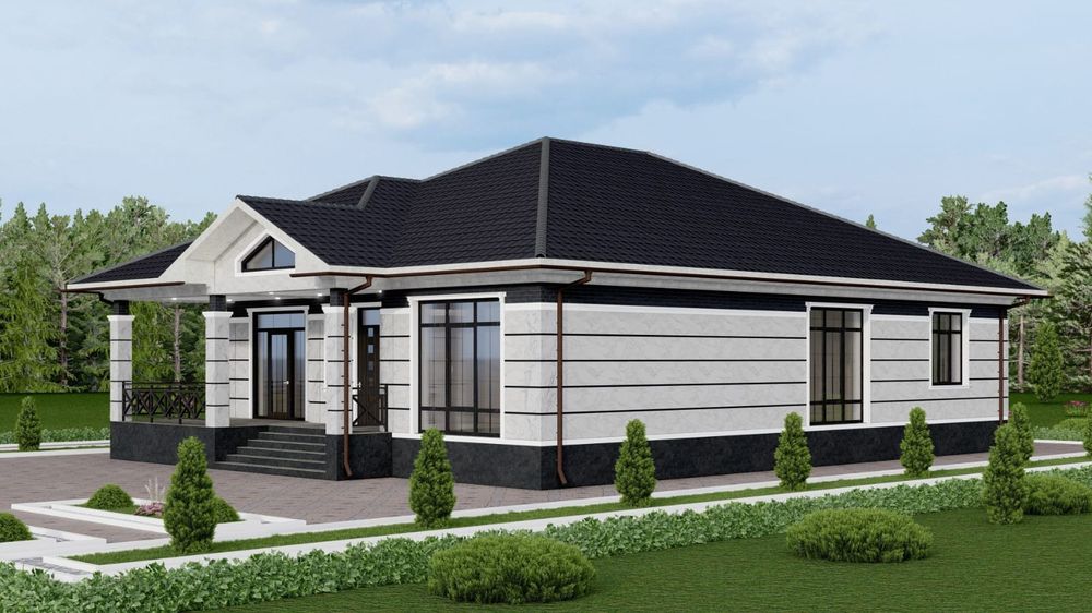 Проект 1 этажного дома готовый