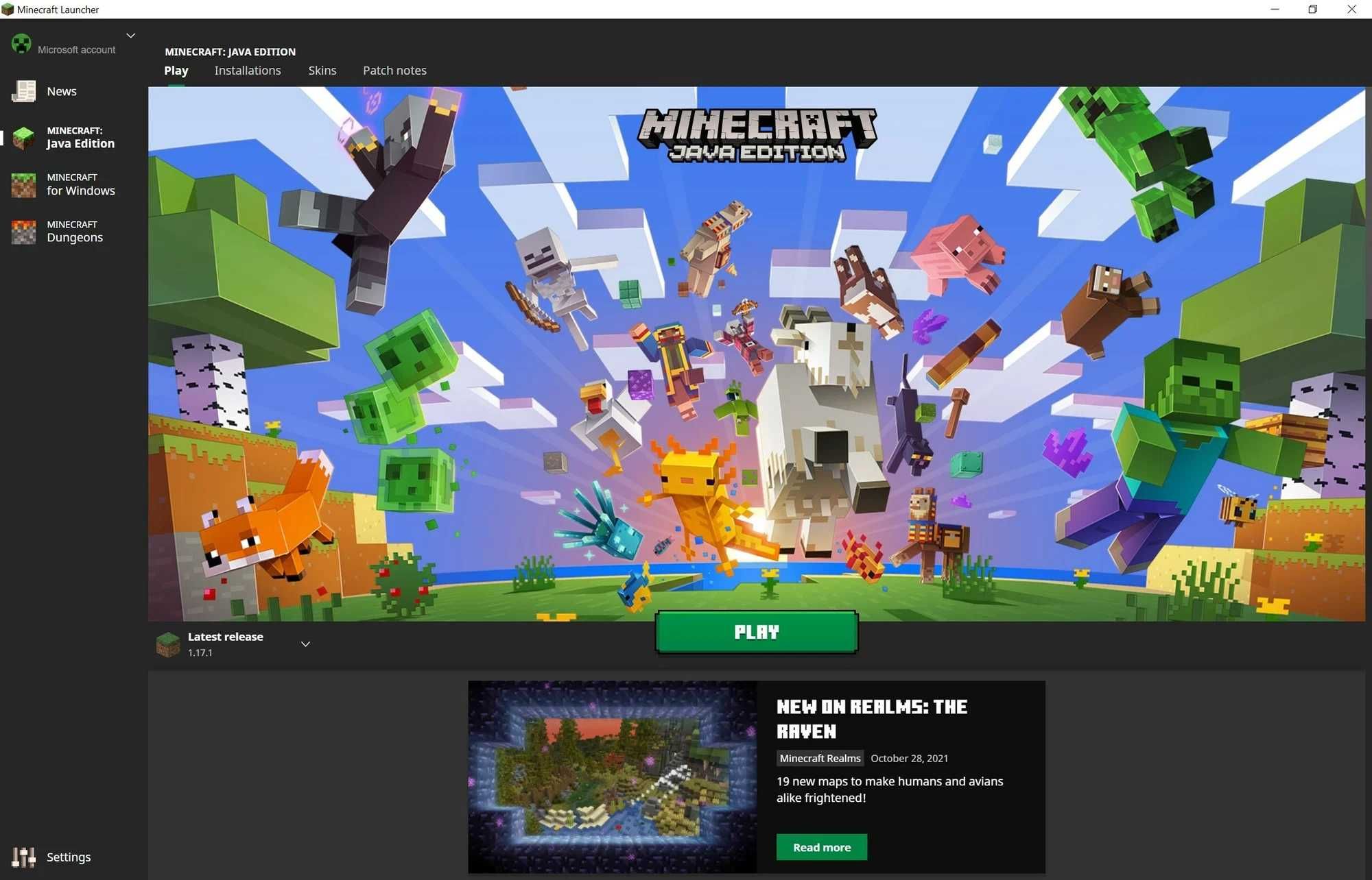 Minecraft Java/Bedrock Edition лицензионный ключ