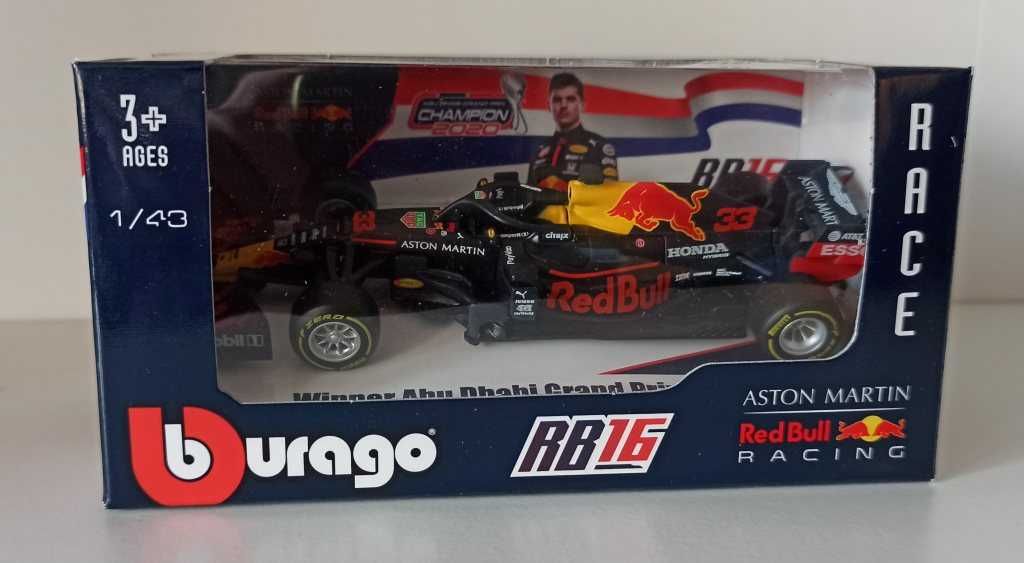 Macheta Red Bull RB16 Max Verstappen Formula 1 2020 - Bburago 1/43 F1