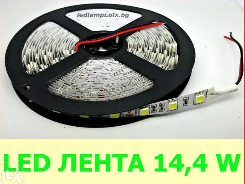 LED светодиодна лента Rgb тип ЛЕД 5050 светеща диодна цветна Smd ленти