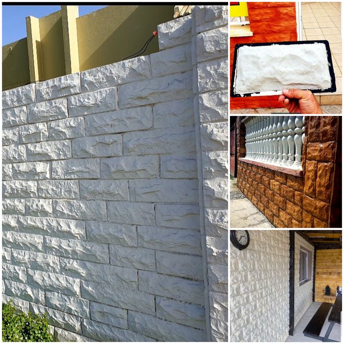 OFerta 60+12 GRATIS matrite CARAMID DECORATIVA forme piatra constructi