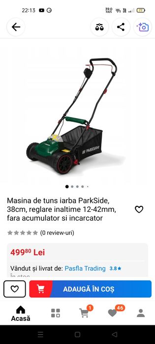 Masina de tuns gazonul iarba Parkside noi