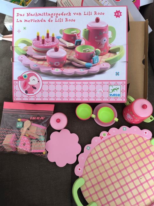 Дървен комплект за чай Djecо