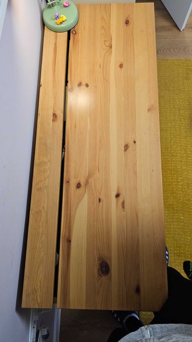 Birou ikea HEMNES cu 2 sertare din LEMN Natural