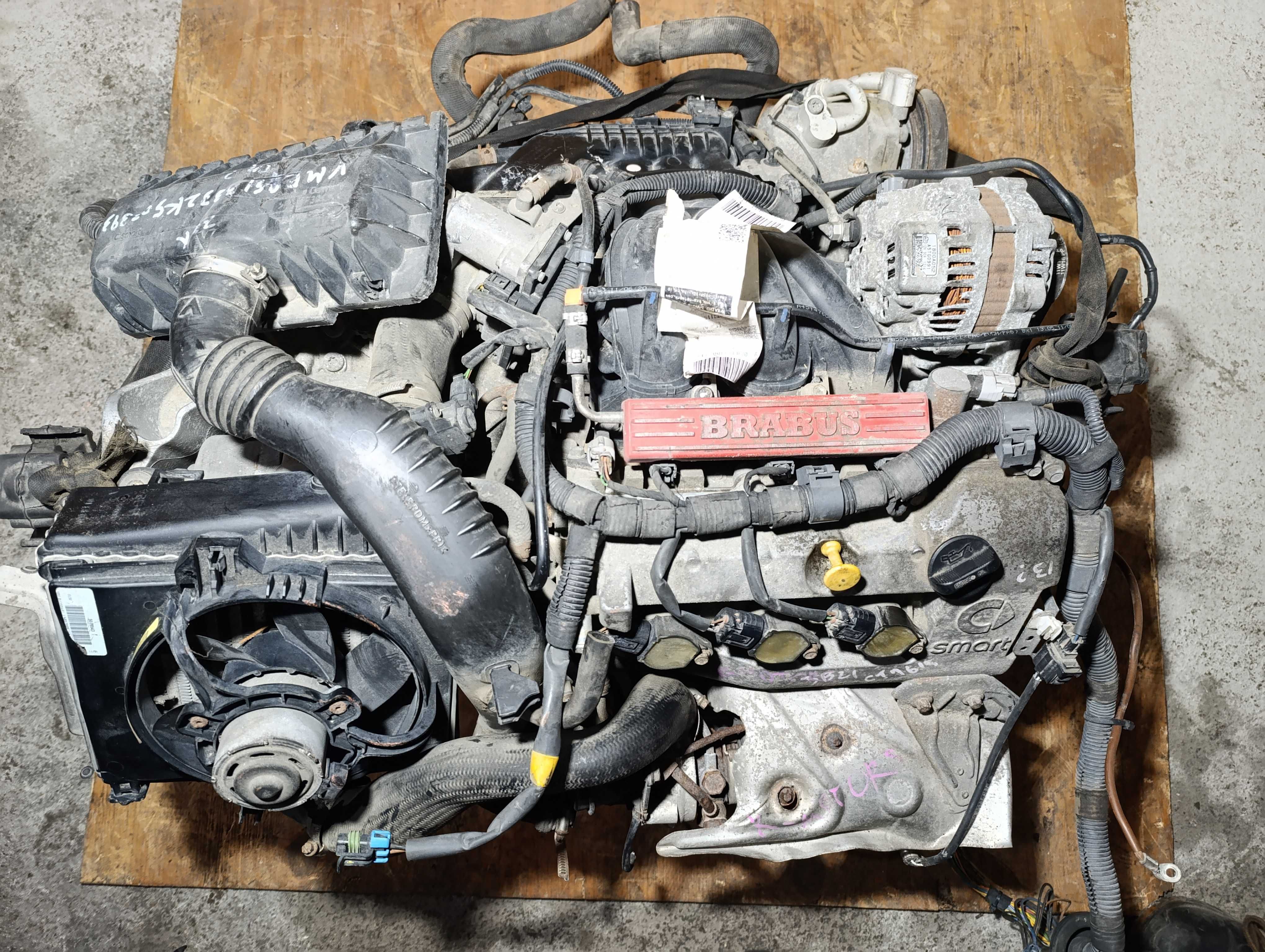 Двигатель 3B21T BRABUS turbo 1.0 Smart Fortwo W451 Смарт АКПП 3B21
