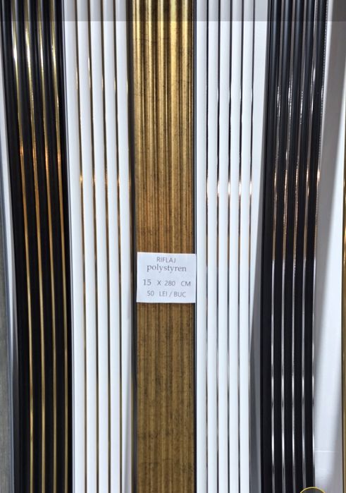 Riflaj auriu  decorative pvc