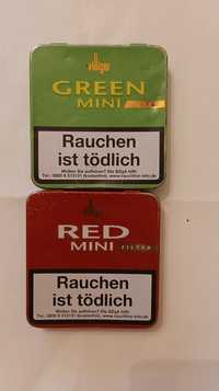 Green mini и Red mini табакери