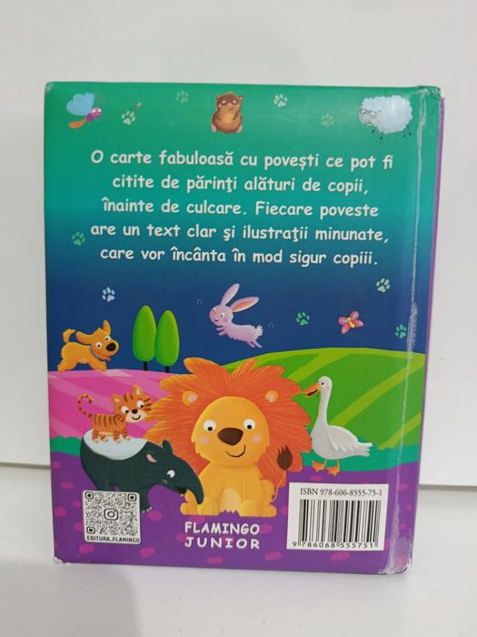 Carte 20 de povesti îndrăgite cu animale ilustrații superbe copii