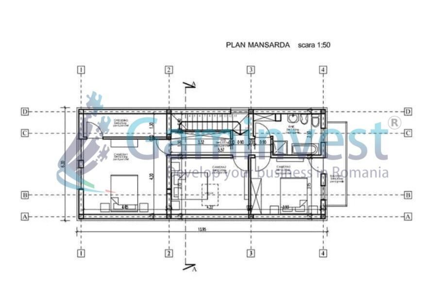 Gaminvest Teren de vanzare cu casa demolabila zona Metro Oradea V3204