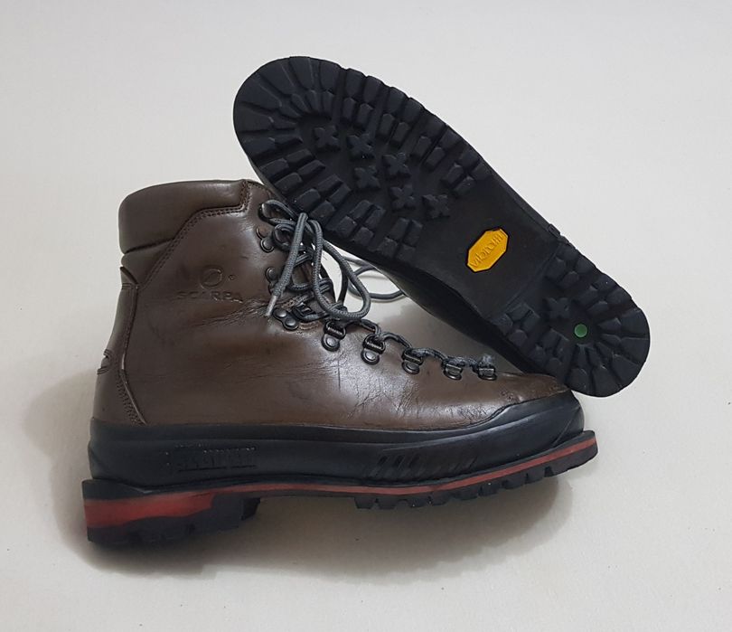 Bocanci SCARPA din piele naturală, ghete ptr vânătoare, alpinism 46 EU