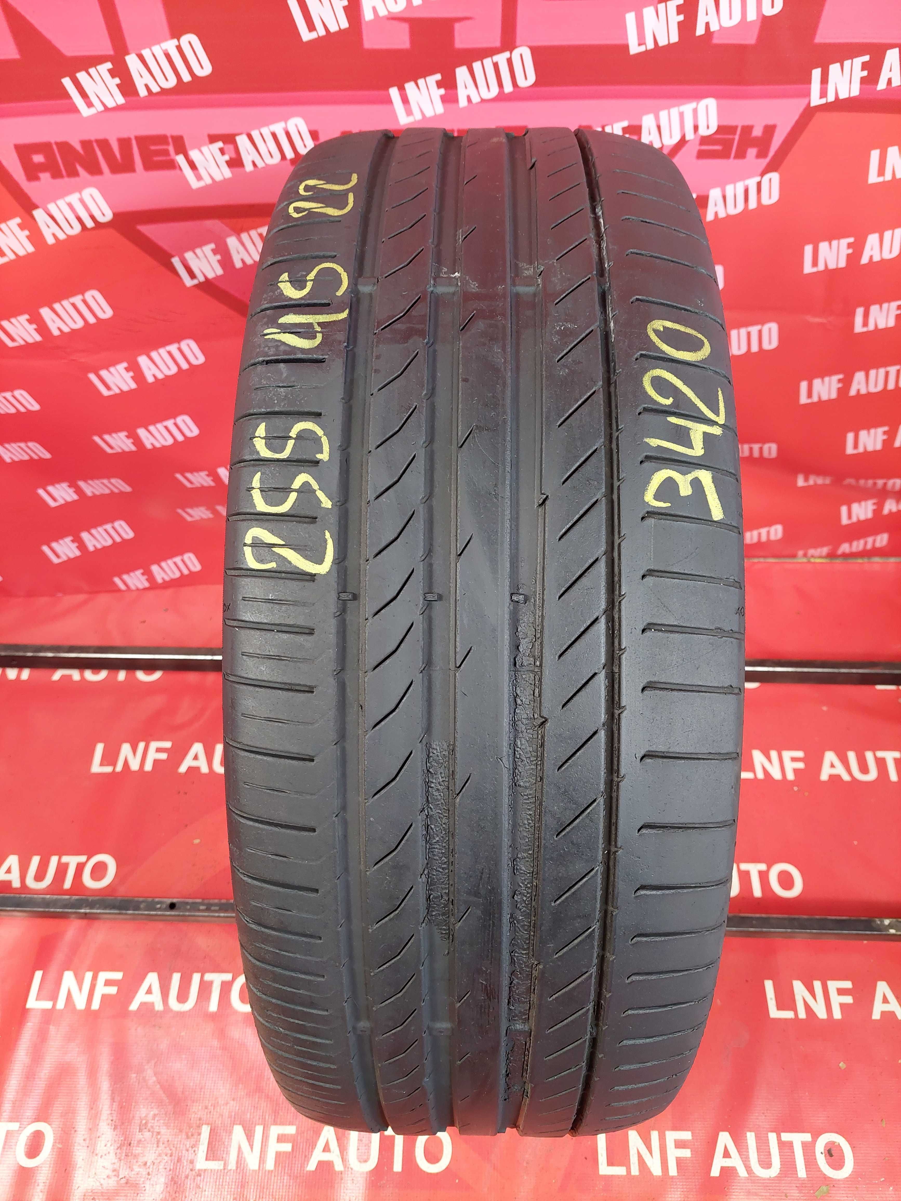 1 Anvelopa de VARA - 255/45/22 - Continental - 6.20 MM - DOT 2020 !