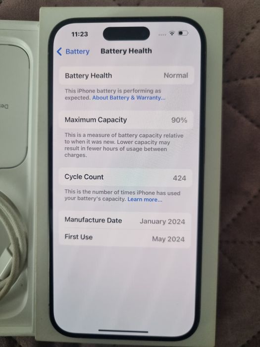 Iphone 15 Pro 256GB - Natural Titanium