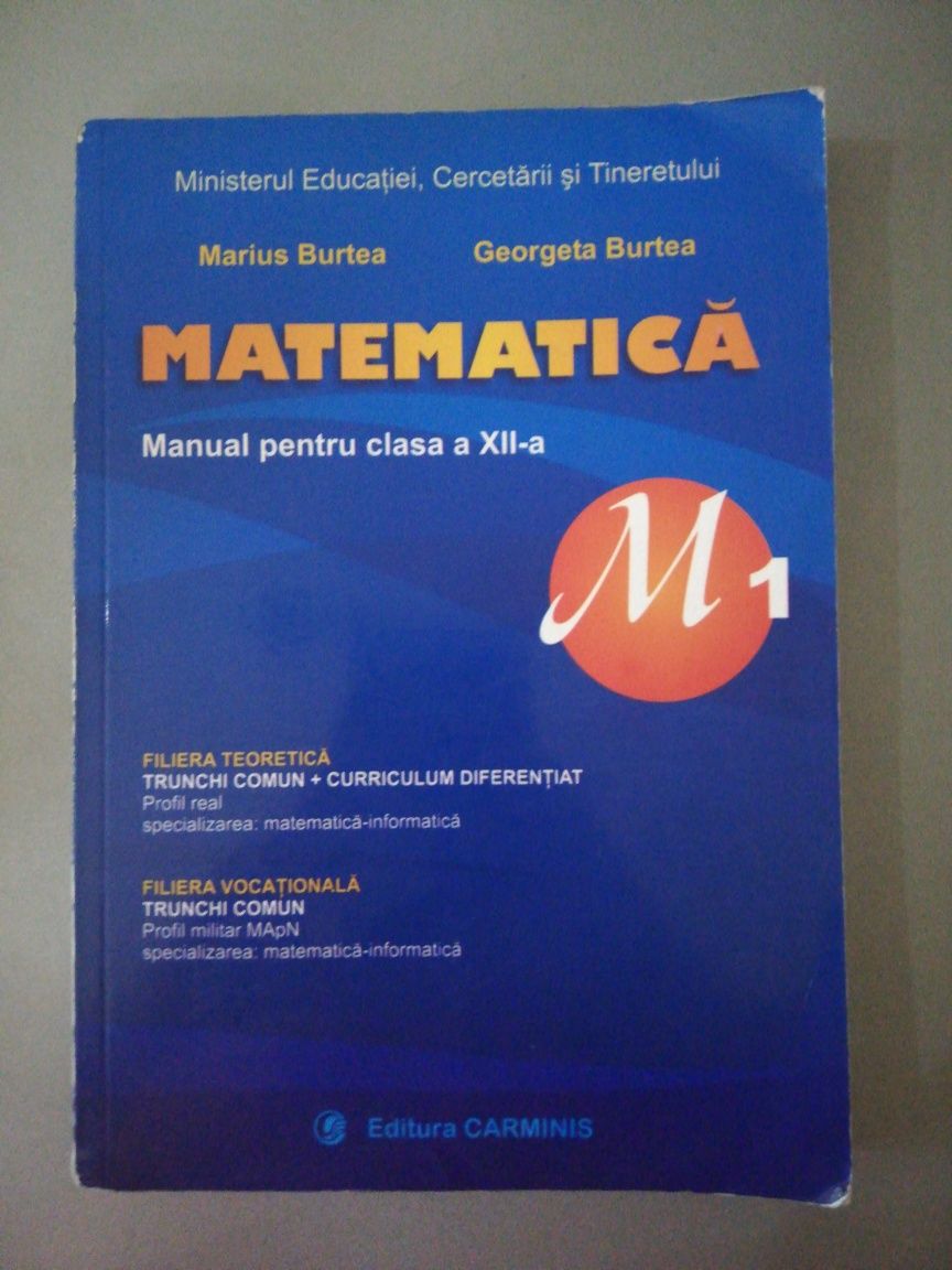 Manual matematica clasa a XIII-a