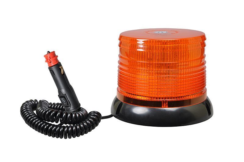 Girofar auto Automax 12V/24V orange cu 40 Leduri 16x12cm, fixare magnetica