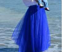 Fusta Tulle MAXI Royal Blue