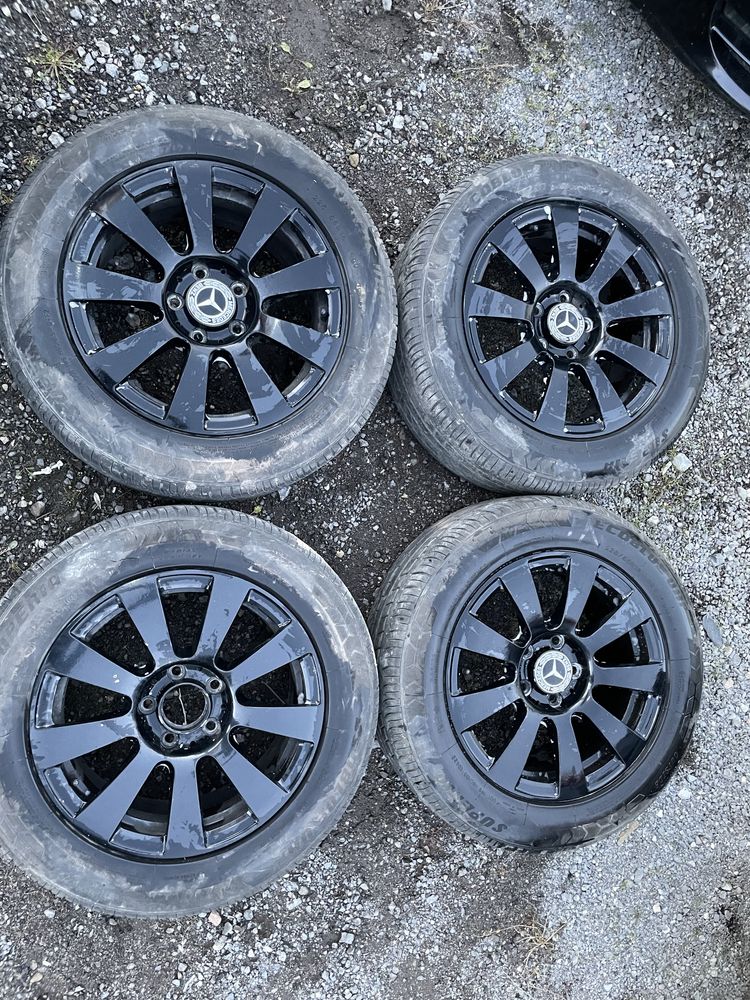 4Броя оригинални алуминиеви джанти за Mercedes 5x112 16цола