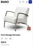 Fotoliu minimalist calitativ Form Design Fermato