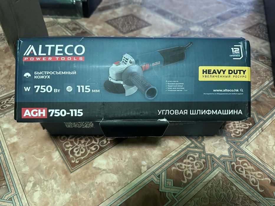 Угловая шлифомашйна  в новом состоянйи