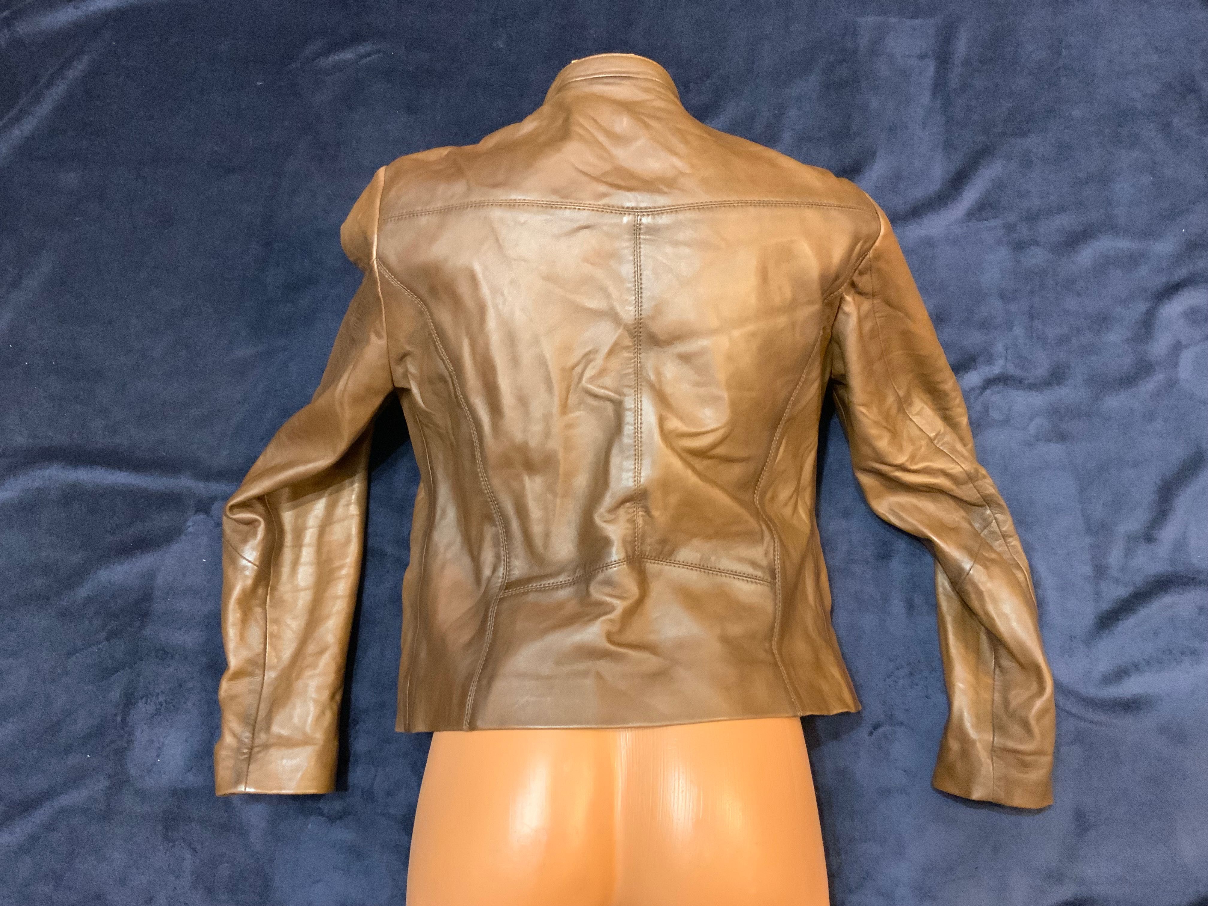 Massimo Dutti-оригинално кожено яке 42л