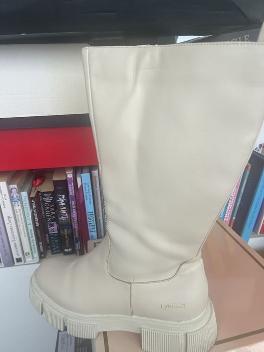 Lynfield ботуши , бежови, еко кожа