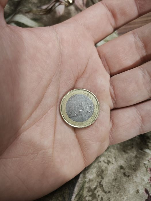 Рядка Монета 1 евро Германия 2002 година