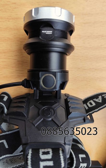 Мощен челник CREE XHP 90.3 / 3 батерии и USB - Type C /