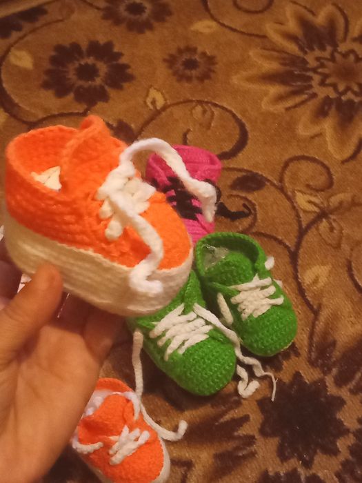 Продаю пинетки вязанные