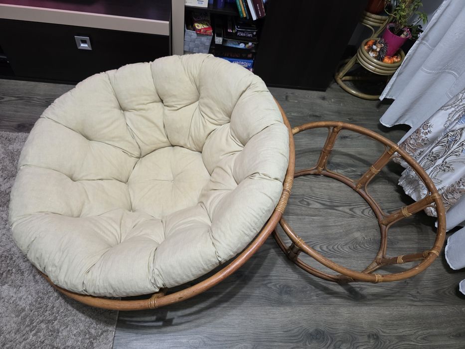 Fotoliu din ratan diametrul 100cm ,înălțime 60cm