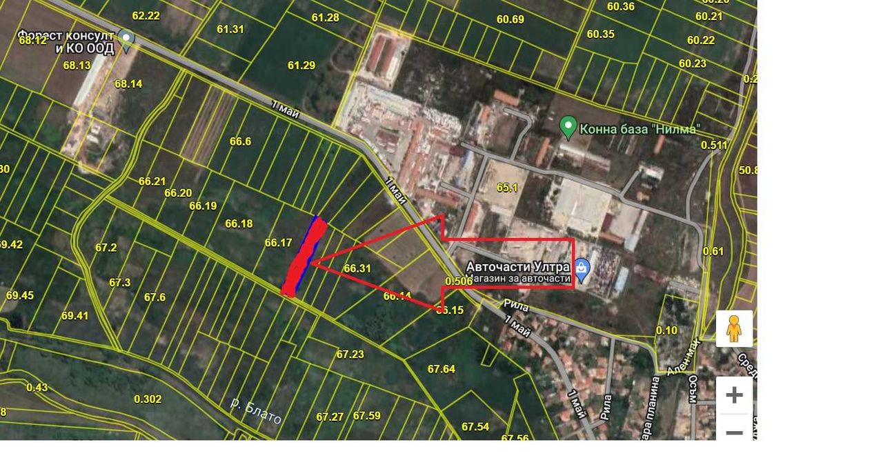 Продава се Парцел в с. Петърч, Област София-област - 3674 кв.м за 10 €/кв.м - Снимка #2