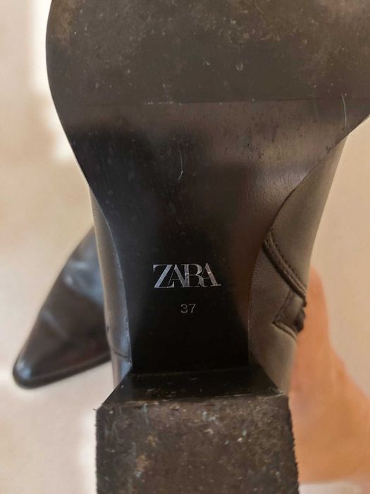 Botine Piele Naturala Zara