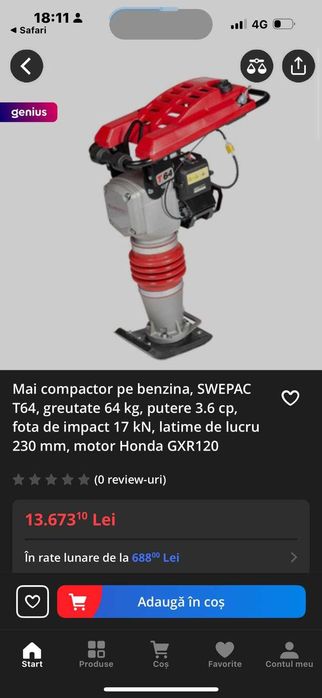Cilindre compactoare T64 și T58. Preț 12000 lei. Nu fac schimb.