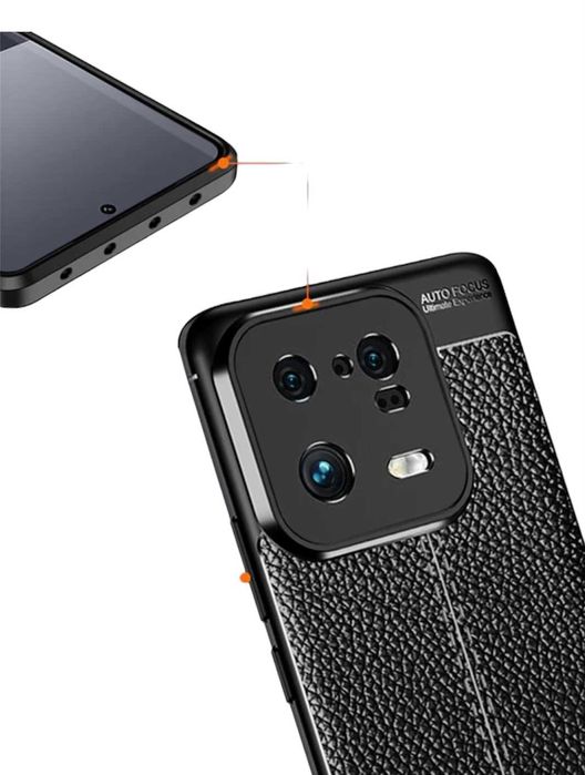 Husa Antisoc model tip PIELE pt. Xiaomi 13 5G , Xiaomi 13 Pro 5G