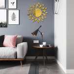 Set Oglinzi din PVC Design 3D GOLD SUN Oglinzi Decorative 27 buc/set