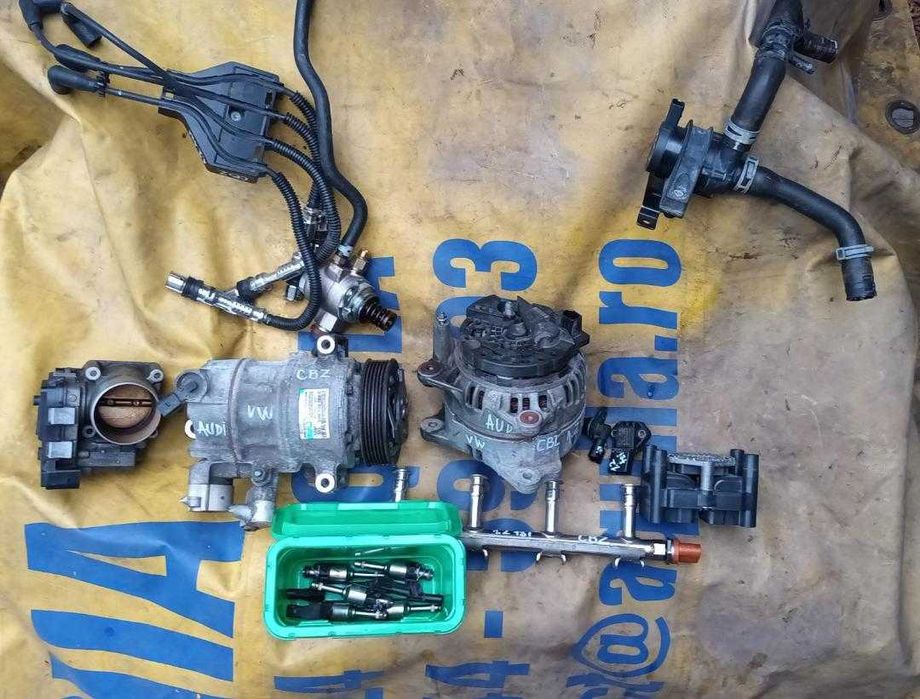 Injectoare rampa injectoare 1.2 tsi benzina cod CBZ euro 5  2011