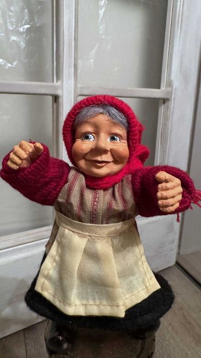 Paul Bonner Норвегия–Коледна  малка кукла! 1960г Коледен декор!