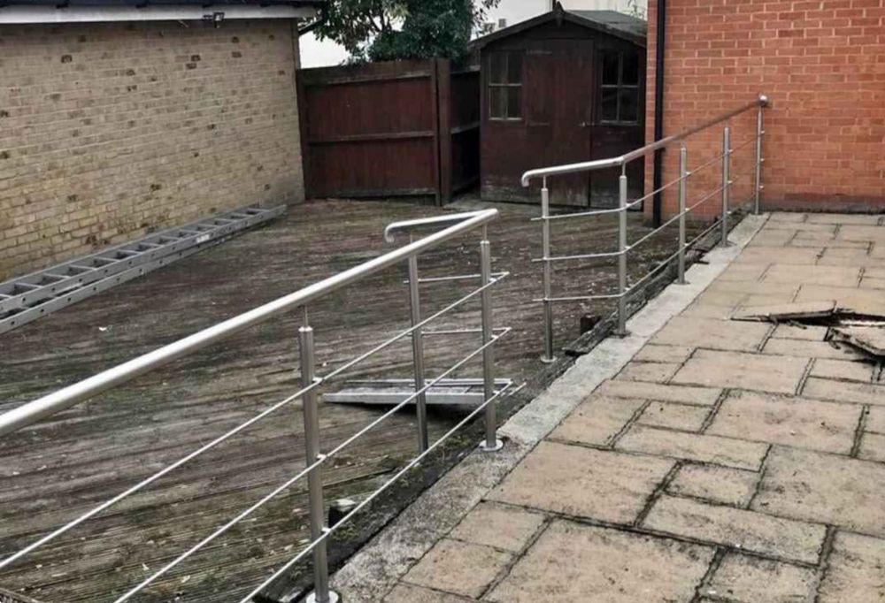Balustradă inox 2 X 4.5m