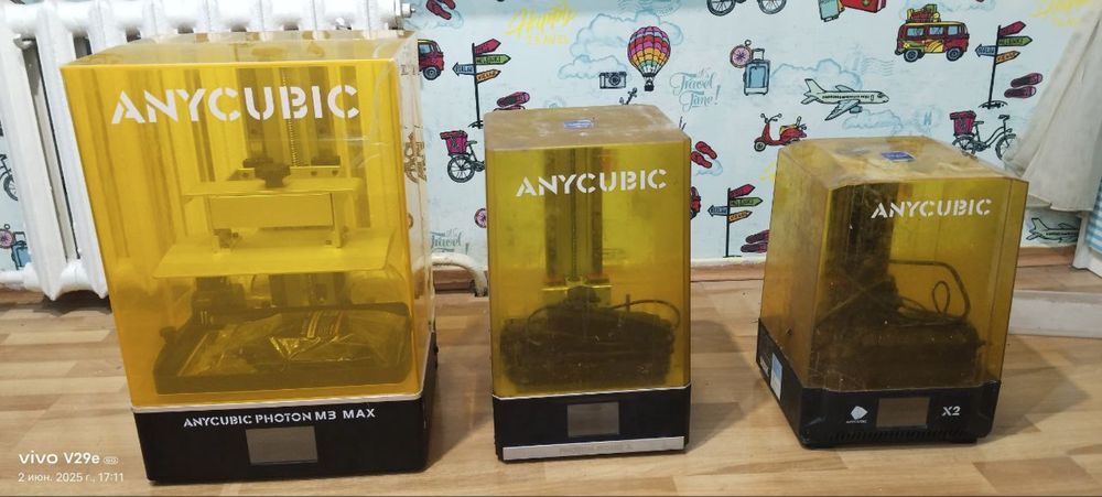 3д Принтер ANYCUBIC X, X2, M3 MAX,