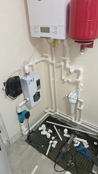 Все виды сварочных, сантехнических работ.
Отопление ( железо, пластик