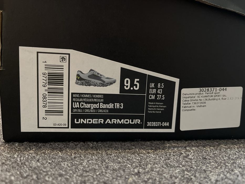 Adidasi Under Armour Bandit tr3