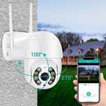 A8 4mpx WiFi въртяща камера 4+ 32гб карта, следене на движение