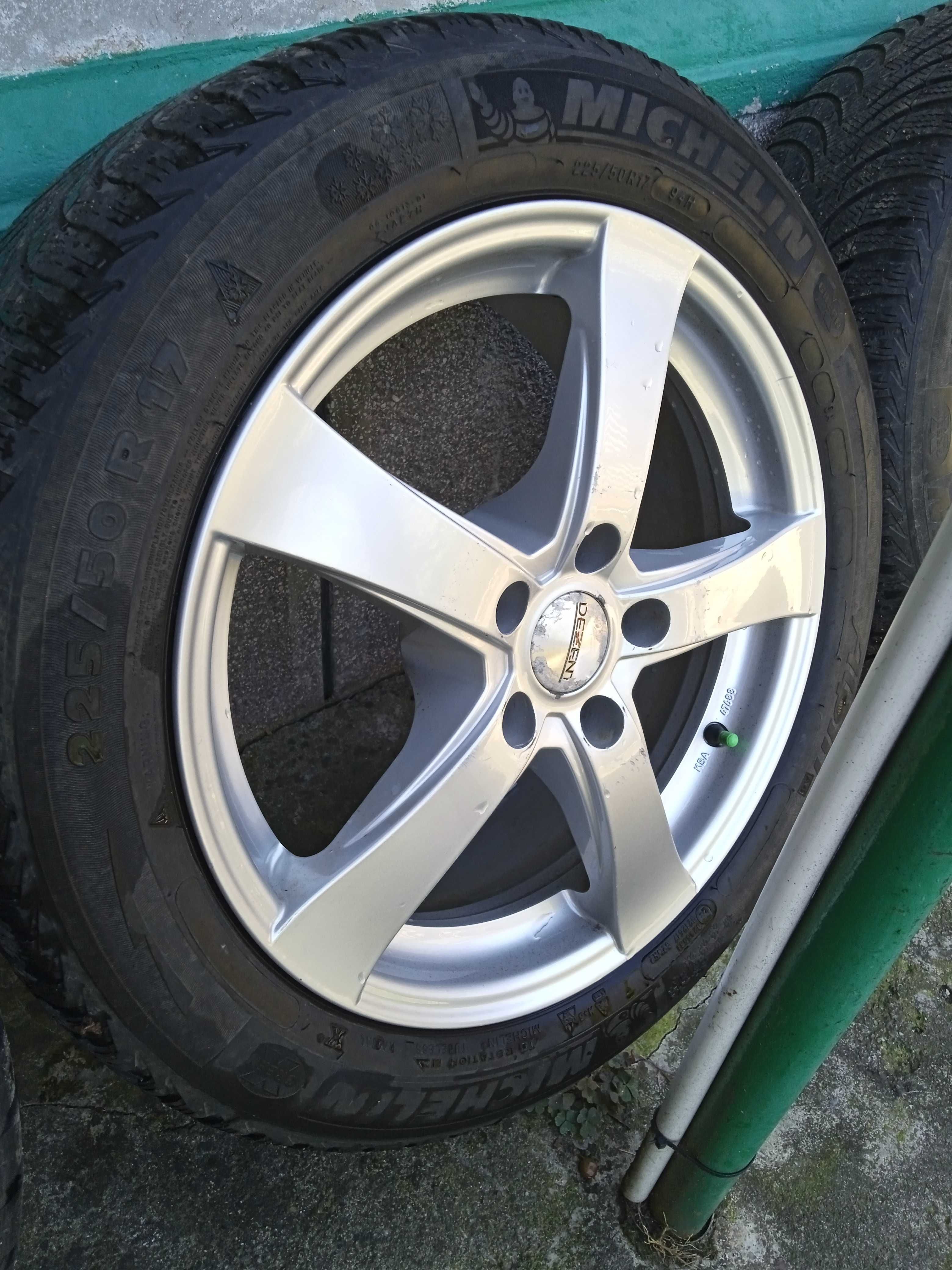 Vând jante Dezent 5x112 r17,Ford, Audi, BMW, Jeep, Fiat, Opel, Skoda,