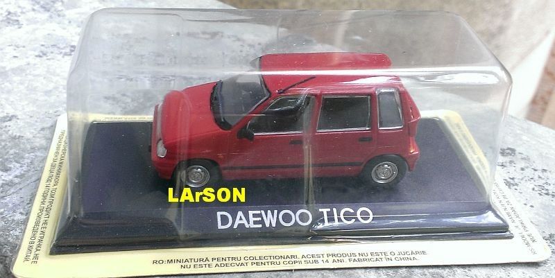 Macheta Daewoo Tico 1998 - DeAgostini Masini de Legenda 1/43