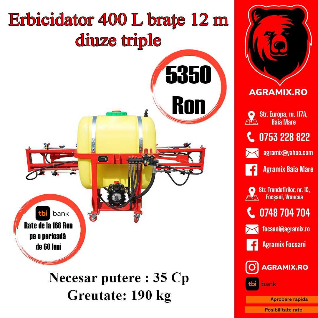 Pompe de erbicidat noi 400 l-1000 L cu diuze triple Agramix