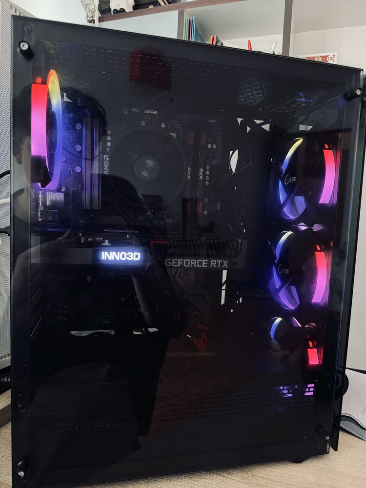 Геймърски компютър с Rtx 3060,ryzen 5 5600x,32 gb ram