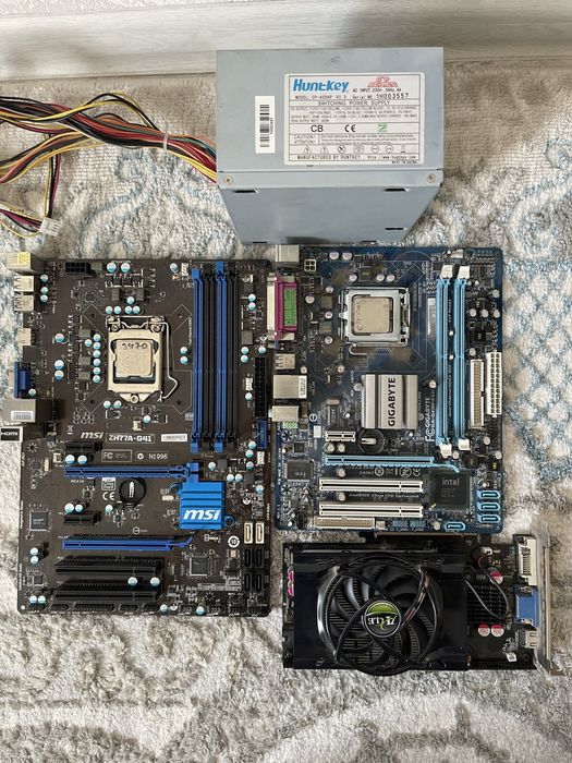 Продам комплектующие Z77+ Core i5-3470 + ram 4Gb + Б/П