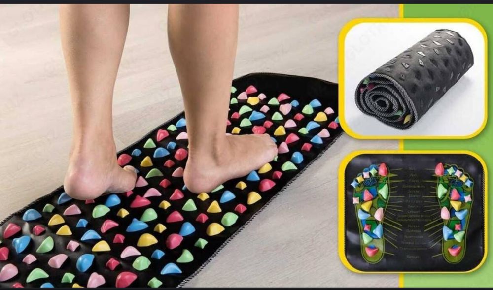Ортопедический массажный коврик для ног Массажная дорожка