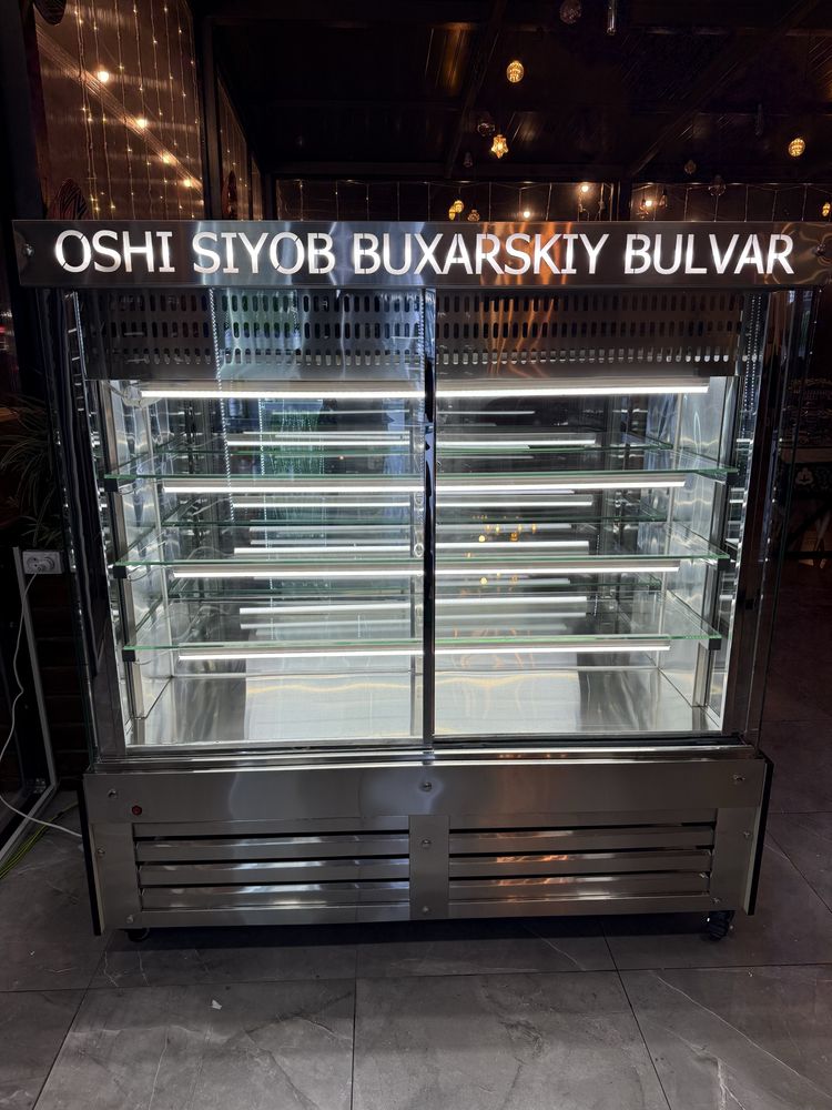 Shashlik va Tortlar uchun vetrina uzbekiston buylab dostafka