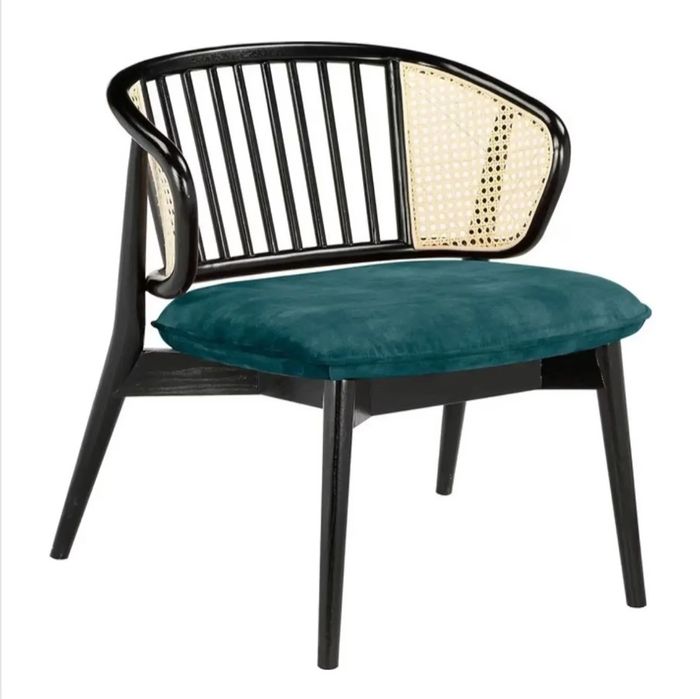 SS21! NOU Fotoliu catifea verde smaragd